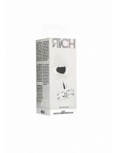 Butt Plug Lucky Diamond Plug - 3.75 Inch - Silver - Korki analne stalowe - 1 2