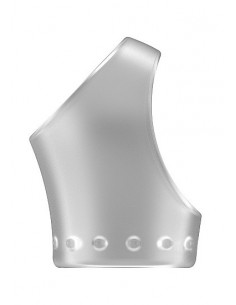 Pierścień na Penisa na penisa No.45 - Cockring with Ball Strap - Translucent - Pierścienie erekcyjne niewibrujące - 1 2