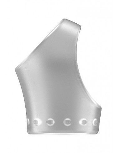 Pierścień na Penisa na penisa No.45 - Cockring with Ball Strap - Translucent - Pierścienie erekcyjne niewibrujące - 2