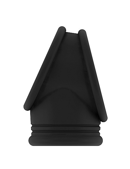 Pierścień na Penisa na penisa No.48 - Cockring with Ball Strap - Black - Pierścienie erekcyjne niewibrujące - 2