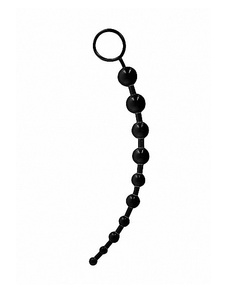 Kulki analne Anal Chain - Black - Kulki analne, koraliki analne - 3