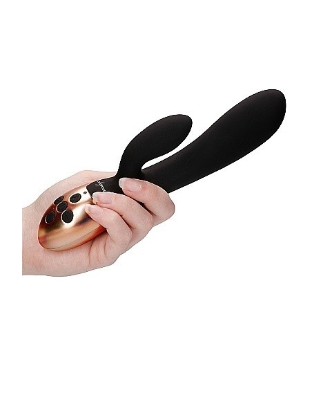 Wibrator króliczek Heating G-Spot Vibrator - Exquisite - Black - Wibratory Króliczki - 8