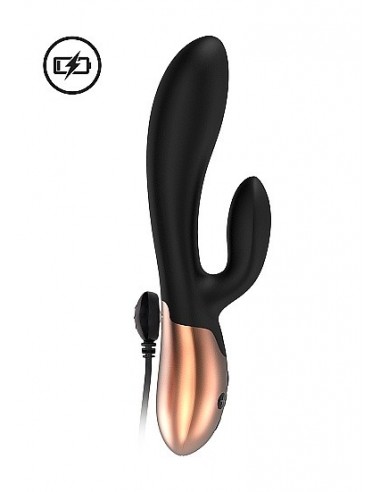 Wibrator króliczek Heating G-Spot Vibrator - Exquisite - Black - Wibratory Króliczki - 10