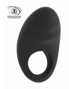 Pierścien erekcyjny wibrujący Harper - Czarny - Pierścienie erekcyjne wibrujące - 1