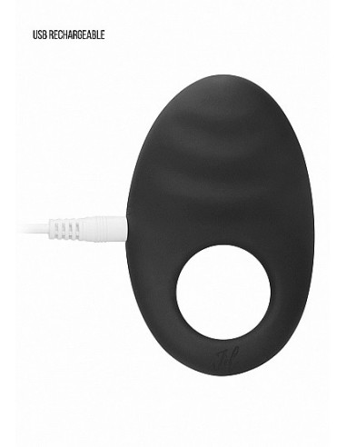 Pierścien erekcyjny wibrujący Harper - Czarny - Pierścienie erekcyjne wibrujące - 9