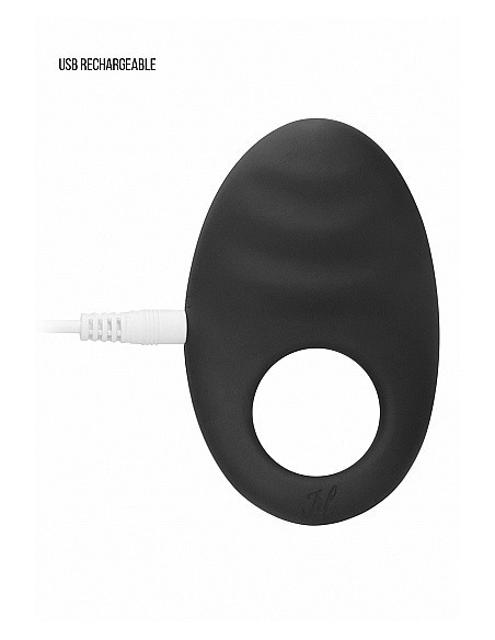 Pierścien erekcyjny wibrujący Harper - Czarny - Pierścienie erekcyjne wibrujące - 9