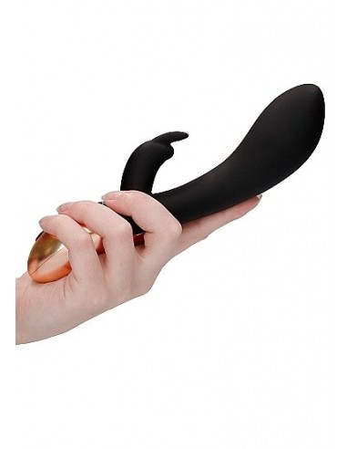 Wibrator króliczek Heating Opulent - Black - Wibratory Króliczki - 9