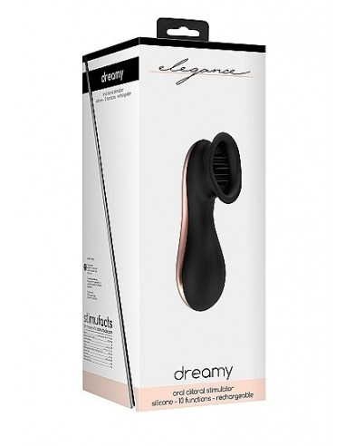 Stymulator łechtaczki Oral Clitoral Stimulator - Dreamy - Black - Stymulatory łechtaczki bezdotykowe - 2