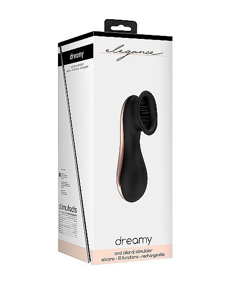 Stymulator łechtaczki Oral Clitoral Stimulator - Dreamy - Black - Stymulatory łechtaczki bezdotykowe - 2