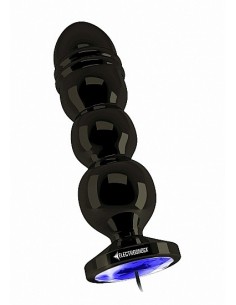 Wibrujący korek analny Bold Butt Plug - Gun Grey - Kulki i korki analne wibrujące - 1