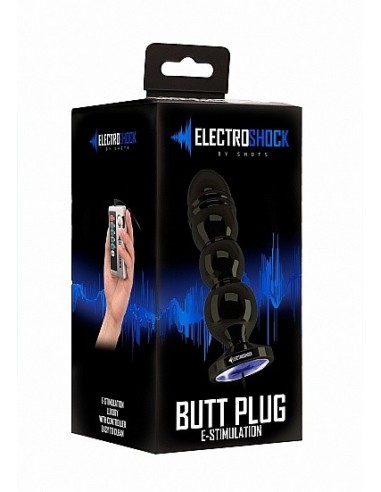 Wibrujący korek analny Bold Butt Plug - Gun Grey - Kulki i korki analne wibrujące - 2