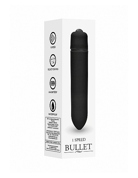 Wibrator 1 Speed Bullet - Black - Wibratory Mini - 2