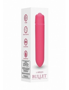 Wibrator 1 Speed Bullet - Pink - Wibratory Mini - 1 2