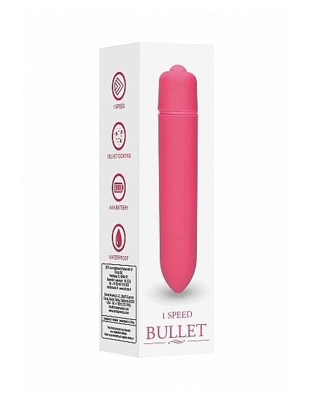 Wibrator 1 Speed Bullet - Pink - Wibratory Mini - 2