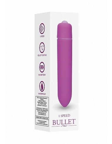 Wibrator 1 Speed Bullet - Purple - Wibratory Mini - 2