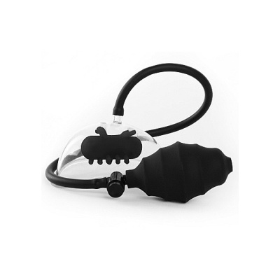 Pompka do waginy Vibrating Pussy Pump - Black - 1