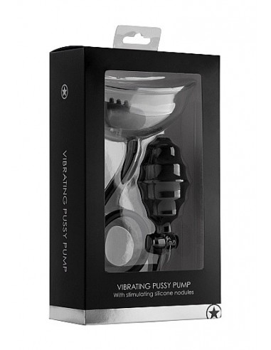 Pompka do waginy Vibrating Pussy Pump - Black - Pompki do sutków i pochwy - 4