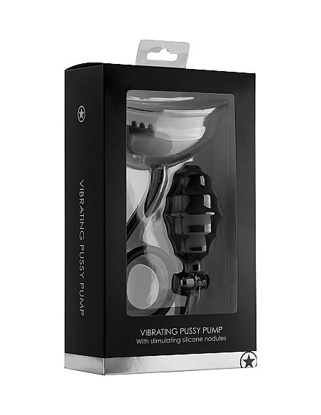 Pompka do waginy Vibrating Pussy Pump - Black - Pompki do sutków i pochwy - 4