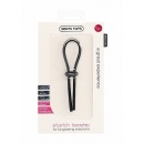 Pierścień erekcyjny Stretch Booster Black - regulowany zacisk typu lasso z silikonu medycznego o bezstopniowej regulacji obwodu - 2