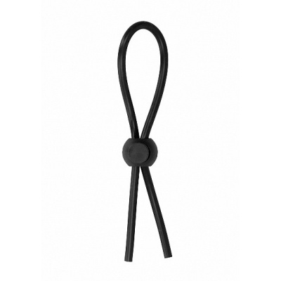 Pierścień erekcyjny regulowany Flex Booster Black - silikonowy, bezstopniowa regulacja obwodu zamkiem ABS - 1