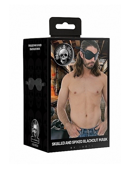 Opaska Na Oczy Erotyczna Skulls And Bones - Black - Opaski i maski na oczy - 3