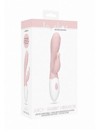 Wibrator króliczek Rabbit Vibrator - Juicy - Pink - Wibratory Króliczki - 2