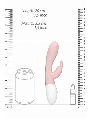 Wibrator króliczek Rabbit Vibrator - Juicy - Pink - Wibratory Króliczki - 3