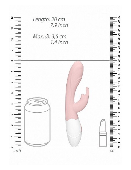 Wibrator króliczek Rabbit Vibrator - Juicy - Pink - Wibratory Króliczki - 3