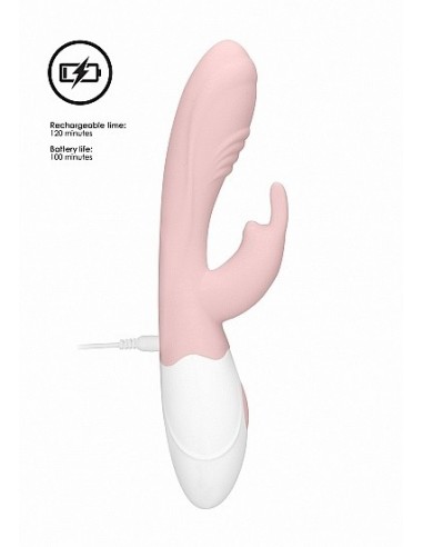 Wibrator króliczek Rabbit Vibrator - Juicy - Pink - Wibratory Króliczki - 7