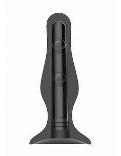 Korek analny zatyczka No. 67 - Self Penetrating Butt Plug - Black - Korki analne silikonowe - 1