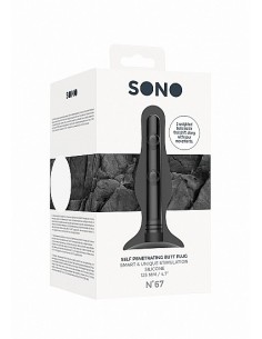 Korek analny zatyczka No. 67 - Self Penetrating Butt Plug - Black - Korki analne silikonowe - 1 2