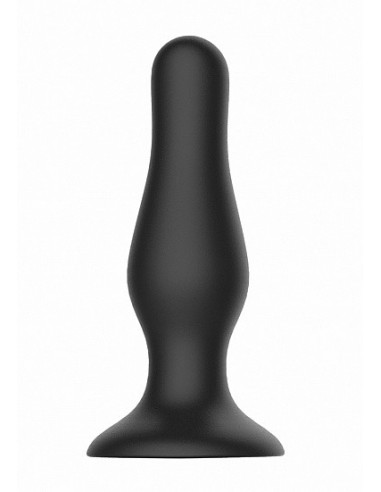 Korek analny zatyczka No. 67 - Self Penetrating Butt Plug - Black - Korki analne silikonowe - 3