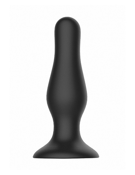 Korek analny zatyczka No. 67 - Self Penetrating Butt Plug - Black - Korki analne silikonowe - 3