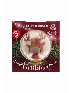 Pierścień na Penisa The Red Nosed Reindeer - Pierścienie erekcyjne niewibrujące - 1 2