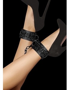 Kajdanki erotyczne Luxury Ankle Cuffs - Black - Kajdanki erotyczne - 1