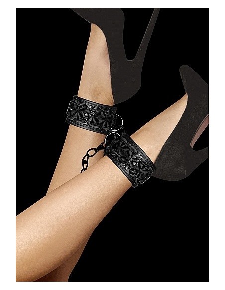 Kajdanki erotyczne Luxury Ankle Cuffs - Black - Kajdanki erotyczne - 1