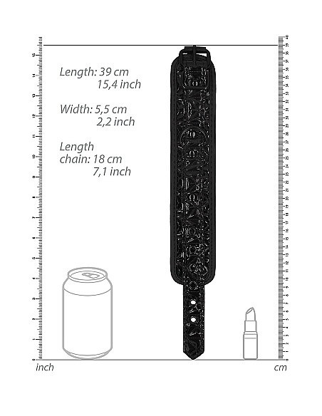 Kajdanki erotyczne Luxury Ankle Cuffs - Black - Kajdanki erotyczne - 4