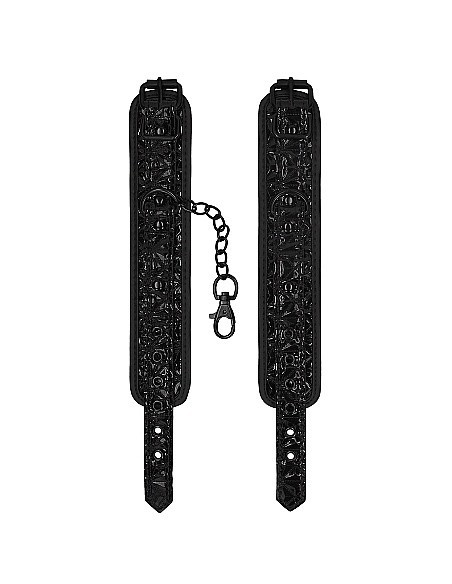 Kajdanki erotyczne Luxury Ankle Cuffs - Black - Kajdanki erotyczne - 6