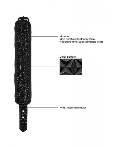 Kajdanki erotyczne Luxury Ankle Cuffs - Black - Kajdanki erotyczne - 8