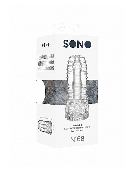 Masturbator No. 68 - Stroker - Translucent - Masturbatory i Sztuczne pochwy - 2