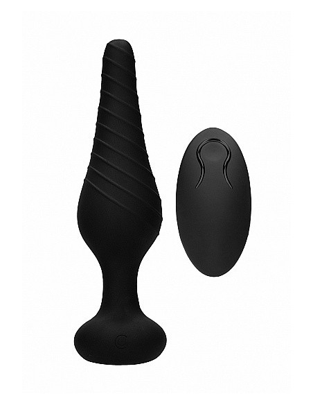 Wibrujący korek analny No. 77 - Remote Controlled Vibrating Anal Plug - Back - Kulki i korki analne wibrujące - 1