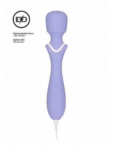 Masażer WAND Loveline Jiggle - Purple - Wibratory Magic Wand - 8