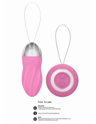 Bezprzewodowe jajeczko wibrujące George Pink - Wibratory Jajeczka - 9