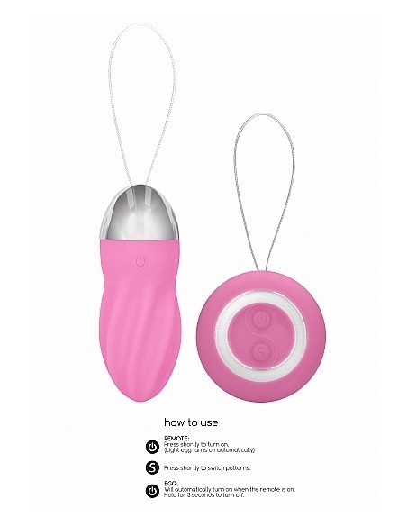 Bezprzewodowe jajeczko wibrujące George Pink - Wibratory Jajeczka - 9