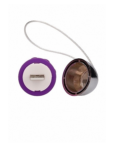 Bezprzewodowe jajeczko wibrujące George Purple - Wibratory Jajeczka - 6