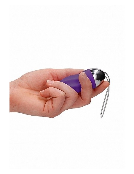 Bezprzewodowe jajeczko wibrujące George Purple - Wibratory Jajeczka - 7