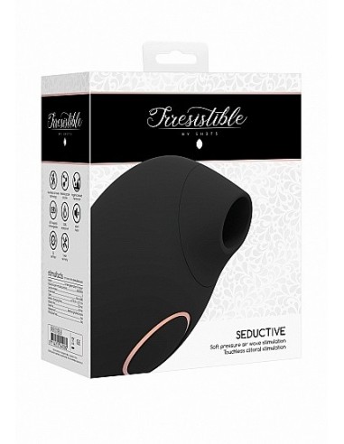Stymulator łechtaczki Seductive - Black - Stymulatory łechtaczki bezdotykowe - 3