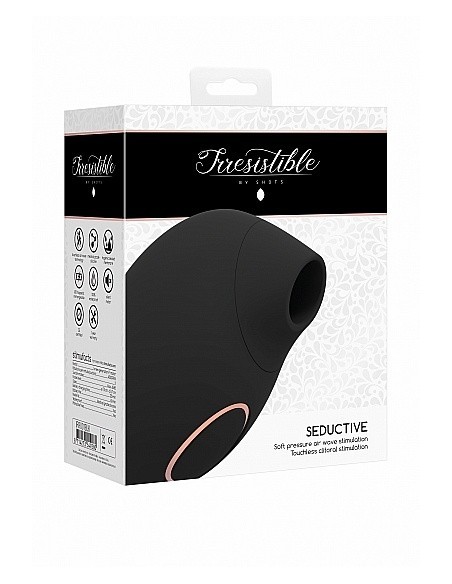 Stymulator łechtaczki Seductive - Black - Stymulatory łechtaczki bezdotykowe - 3