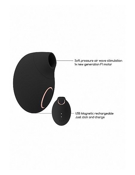 Stymulator łechtaczki Seductive - Black - Stymulatory łechtaczki bezdotykowe - 11