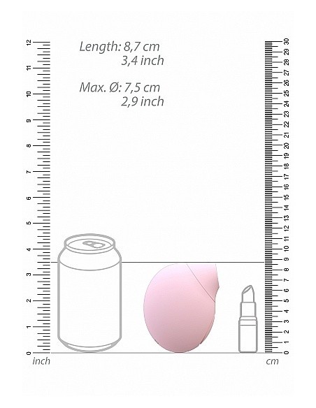 Stymulator łechtaczki Seductive - Pink - Stymulatory łechtaczki bezdotykowe - 4